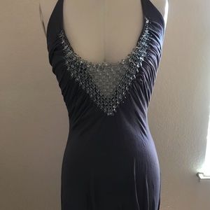 Katia Mid Maxi Shell Neck Hauler Tied Neck Dress